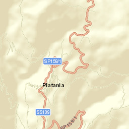 Platania Street Map