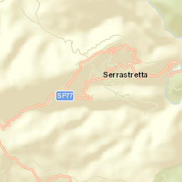 Serrastretta Street Map
