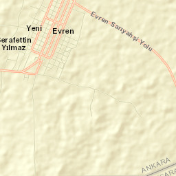 Evren Street Map