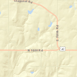 603-629 North 1600 Road, Lawrence, KS Street Map