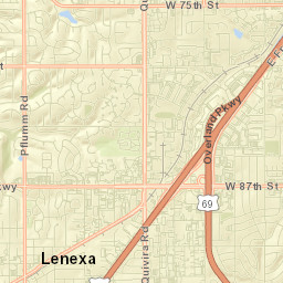 7505-7523 Quivira Road, Shawnee, KS Street Map