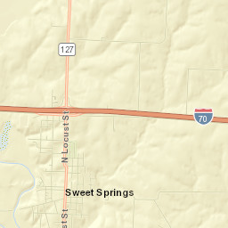 Sweet Springs Street Map