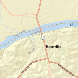 Boonville Street Map