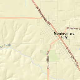 Montgomery City Street Map