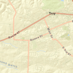 Troy Street Map
