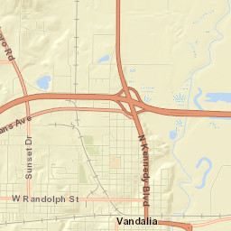 Vandalia Street Map
