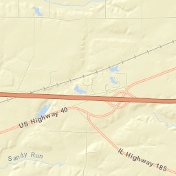 Interstate 70, Brownstown, IL 62418, USA Street Map