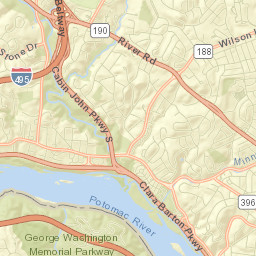Cabin John Street Map