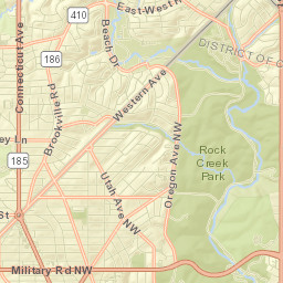 Chevy Chase Village Street Map