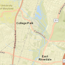 University Park Street Map