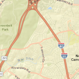 New Carrollton Street Map
