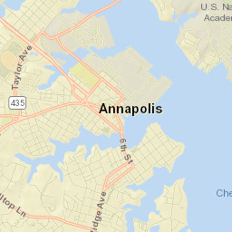 Naval Academy Street Map