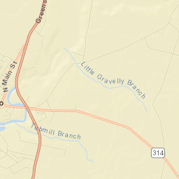 Greensboro Street Map