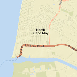 North Cape May Street Map