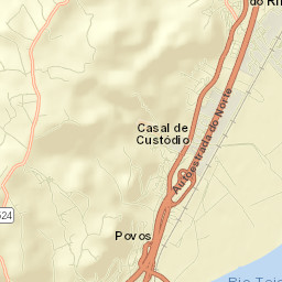 Castanheira do Ribatejo Street Map