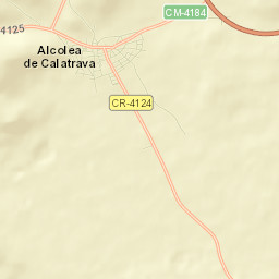 Alcolea de Calatrava Street Map