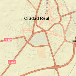 Ciudad Real Street Map