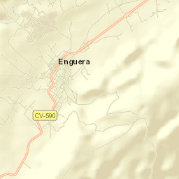 Enguera Street Map