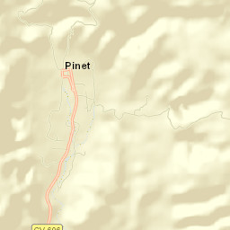 Pinet Street Map