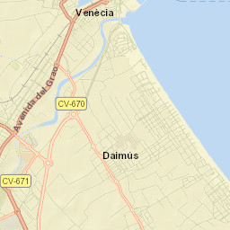 Daimús Street Map