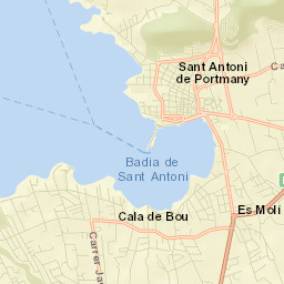 Sant Antoni de Portmany Street Map