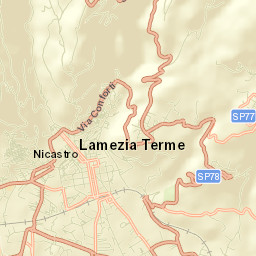 Lamezia Terme Street Map