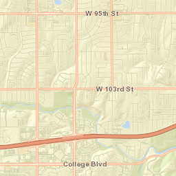 10400 Roe Avenue, Overland Park, KS Street Map