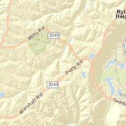 Ryland Heights Street Map