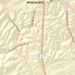 Campbell County Street Map