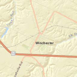 Winchester Street Map