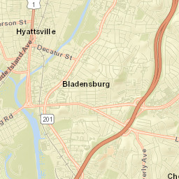 Colmar Manor Street Map