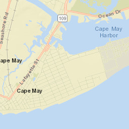 Cape May Street Map