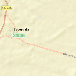 Saceruela Street Map