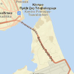 Préveza Street Map