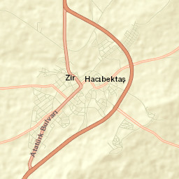 Hacıbektaş Street Map
