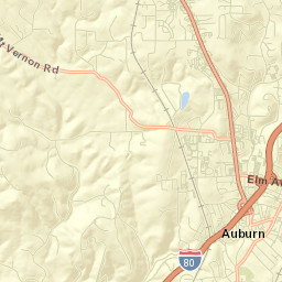 Auburn Street Map