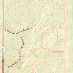 6045-6075 Barnes Road, Colorado Springs Street Map