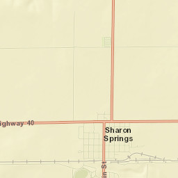 Wallace County Street Map