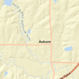 Auburn Street Map
