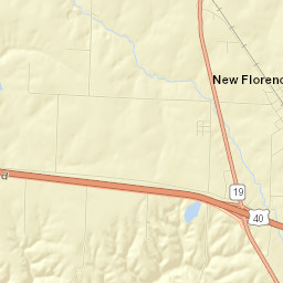 MO-19 New Florence MO 63363 Street Map