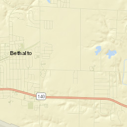 Bethalto Street Map