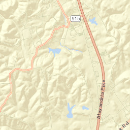 Claryville Street Map