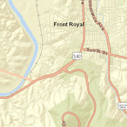 Front Royal Street Map
