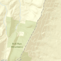 Bull Run Mountain Estates Street Map