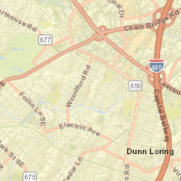 Dunn Loring Street Map