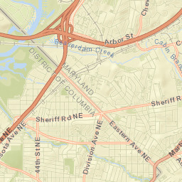 Fairmount Heights Street Map