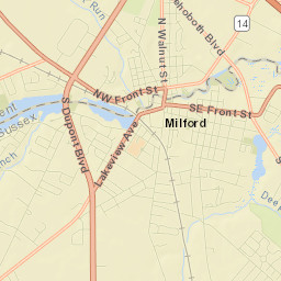 Milford Street Map