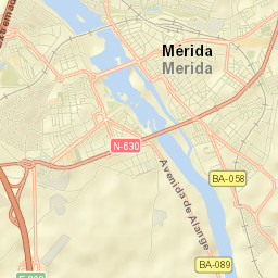 Mérida Street Map