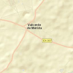 Valverde de Mérida Street Map