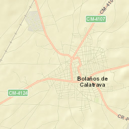 Bolaños de Calatrava Street Map